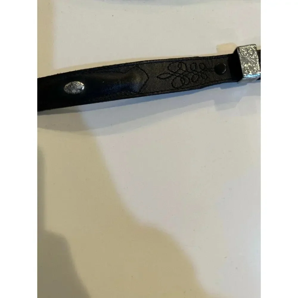 Nocona Men's Black Leather Bullhide Belt
